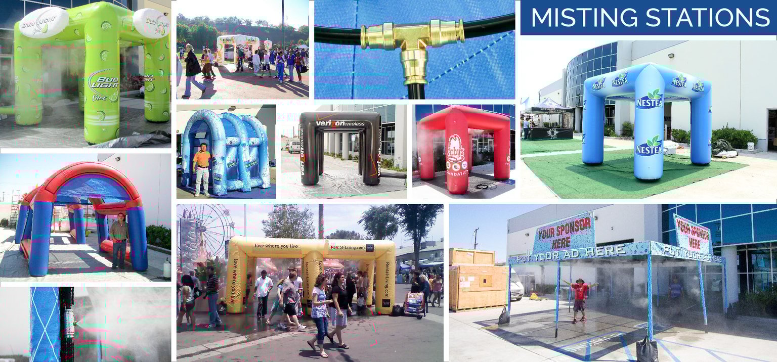 Outdoor Misting Tent System